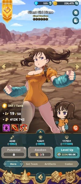 giant girl diane