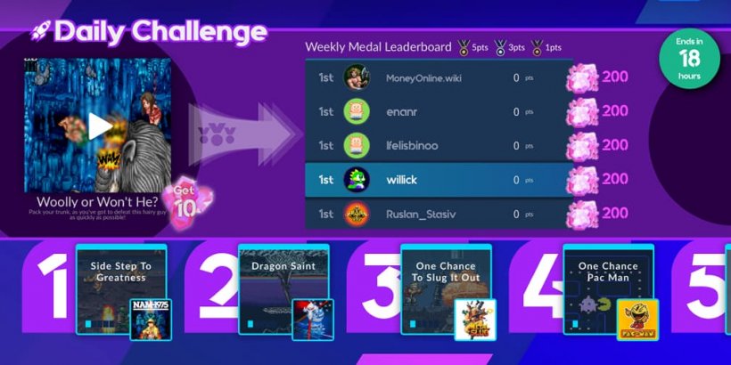 The Daily Challenge page.