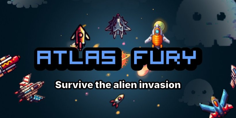 Atlas Fury lets you mow down alien invaders in a bullet hell shooter, out now on iOS and Android