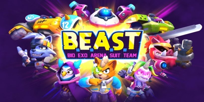 BEAST: Bio Exo Arena Suit Team is a thrilling 3v3 sci-fi shooter on Apple Arcade 