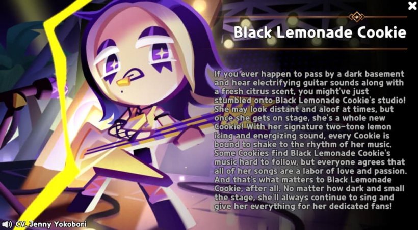 black lemonade cookie story