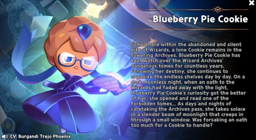 blueberry pie cookie story