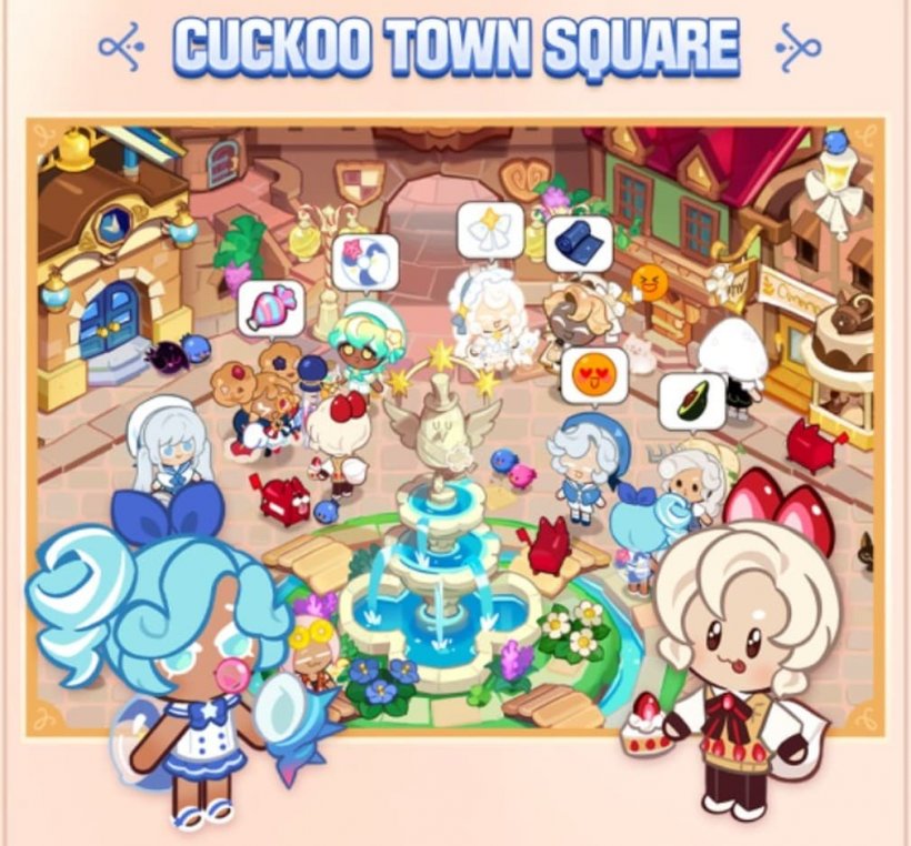 cookie run kingdom cuckoo town square event with my cookie