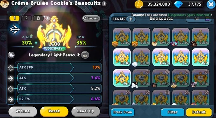 creme brulee cookie best beascuit stats