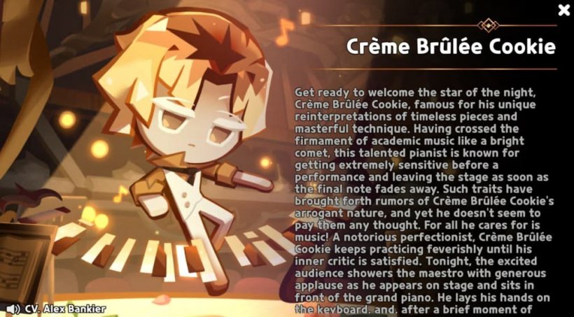 creme brulee cookie story