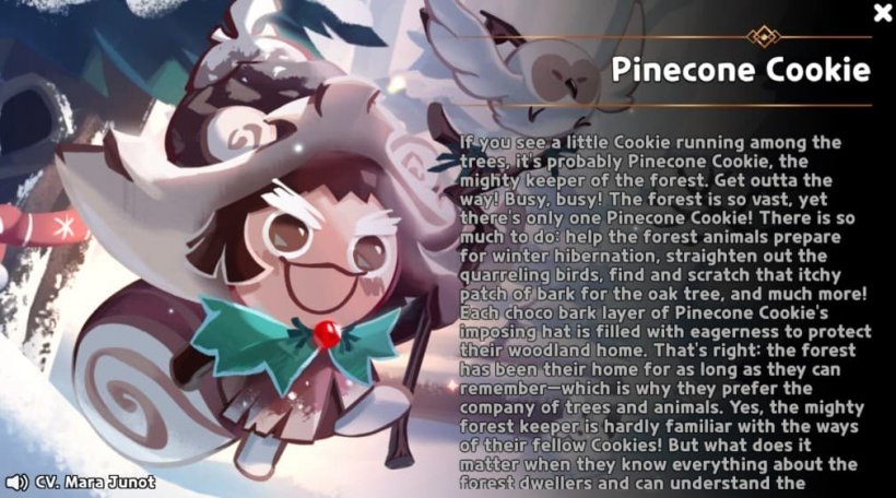 pinecone cookie story