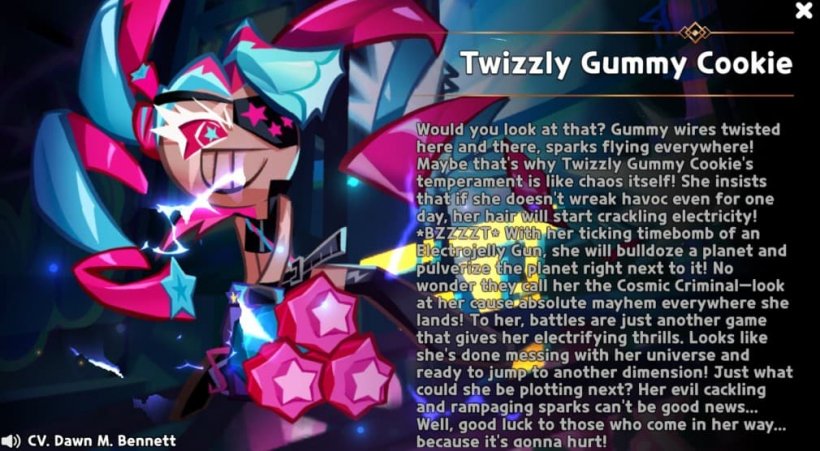 twizzly gummy cookie story