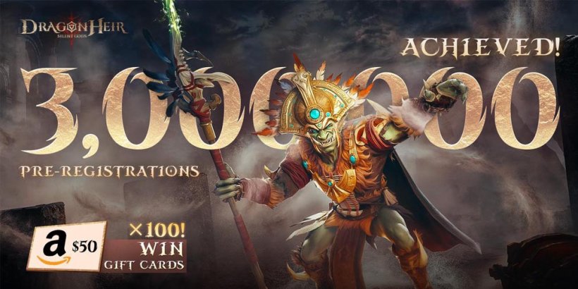 Dragonheir: Silent Gods hits 3 million pre-registrations ahead of the RPG's launch tomorrow