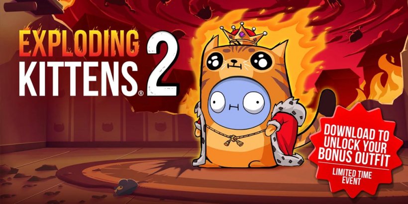 Exploding Kittens 2 invites you to some chaotic card-based cat-astrophes, out now on iOS and Android