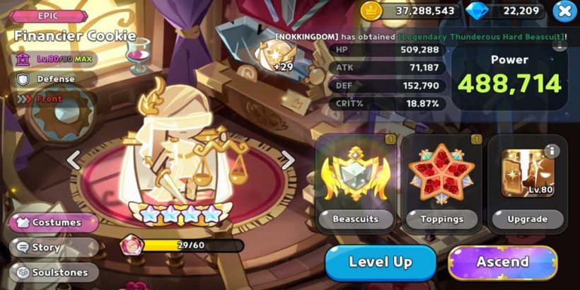 Cookie Run Kingdom: Financier Cookie Toppings and Beascuits guide