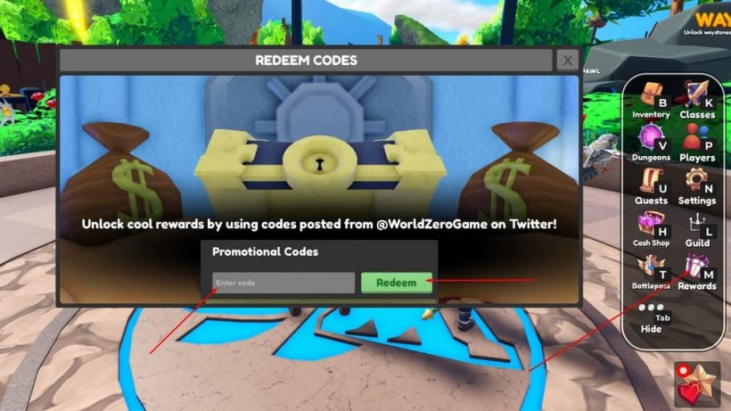 How to redeem World Zero codes