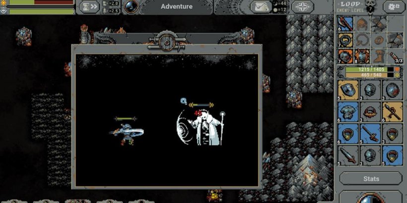 player character battling the Lich.