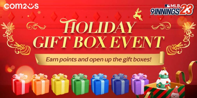 MLB 9 Innings 23 is celebrating the holiday season with in-game gift box giveaways to thank its fans