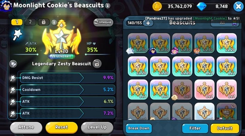 moonlight cookie best beascuit stats