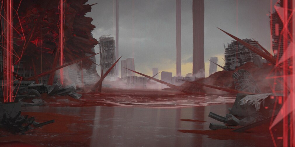 The Red Tide - dense levels of Punishing Virus congregate to take shape in the form of this tsunami-like phenomenon