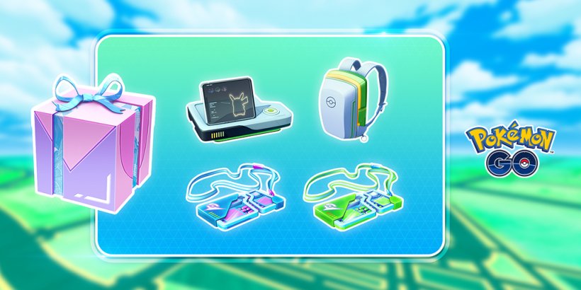 gift box with various rewards available in POkemon Go