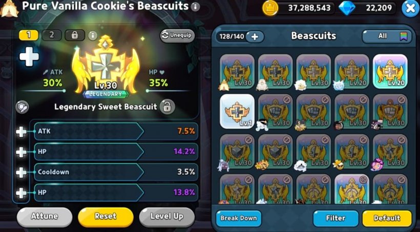 pure vanilla cookie best beascuit stats