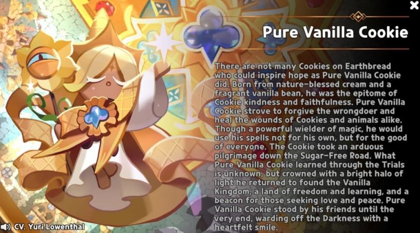 pure vanilla cookie story