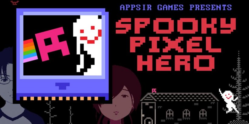 Explore a haunted Atari-style game in Spooky Pixel Hero, the follow-up to DERE Vengeance by Appsir