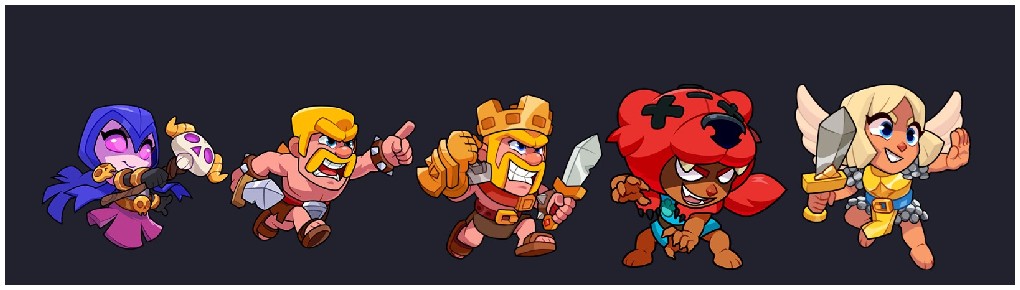 Squad 3: Witch, Barbarian, Barbarian King, Nita, Battle Healer