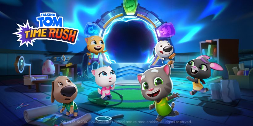 Talking Tom Time Rush is Outfit7's endless runner that's out now on iOS and Android