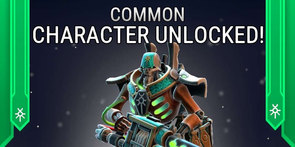 Xenos soldier with the text saying it's unlocked