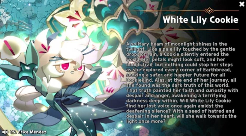 white lily cookie's story