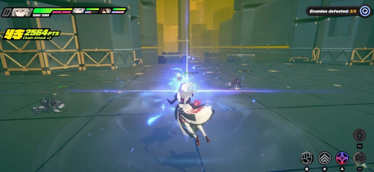 a character parrying an enemy's attack